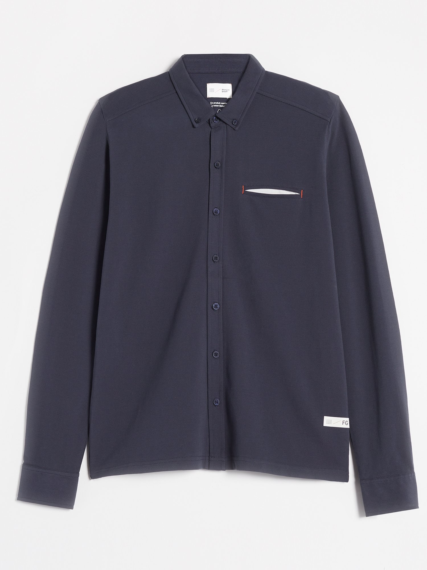 Chemise Coton Biologique Bleu marine