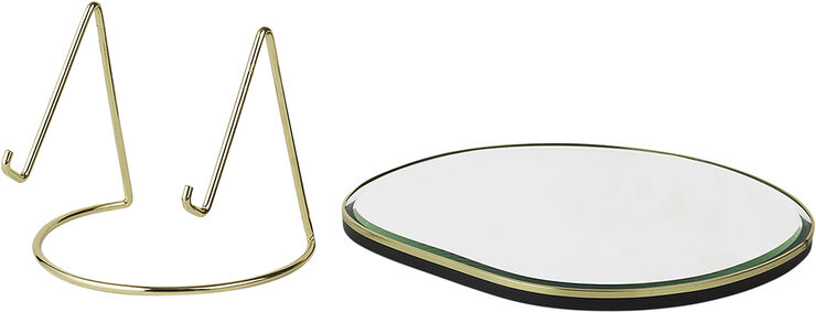 ferm LIVING Pond Table Mirror - Brass Brass