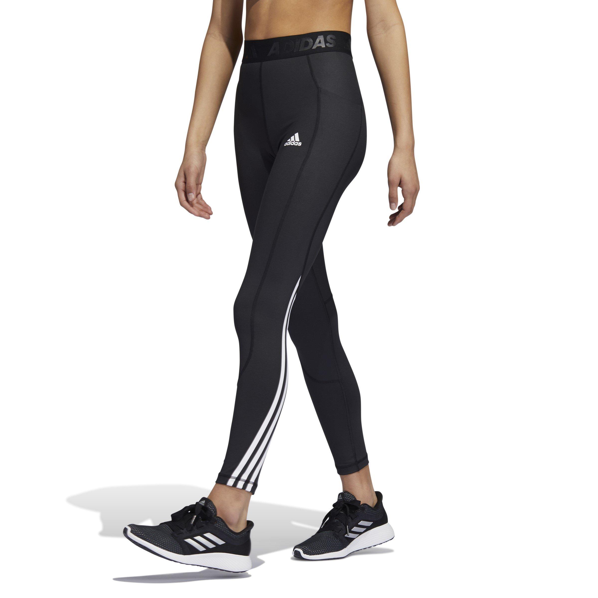adidas Alphaskin 3 Stripes Leggings Womens