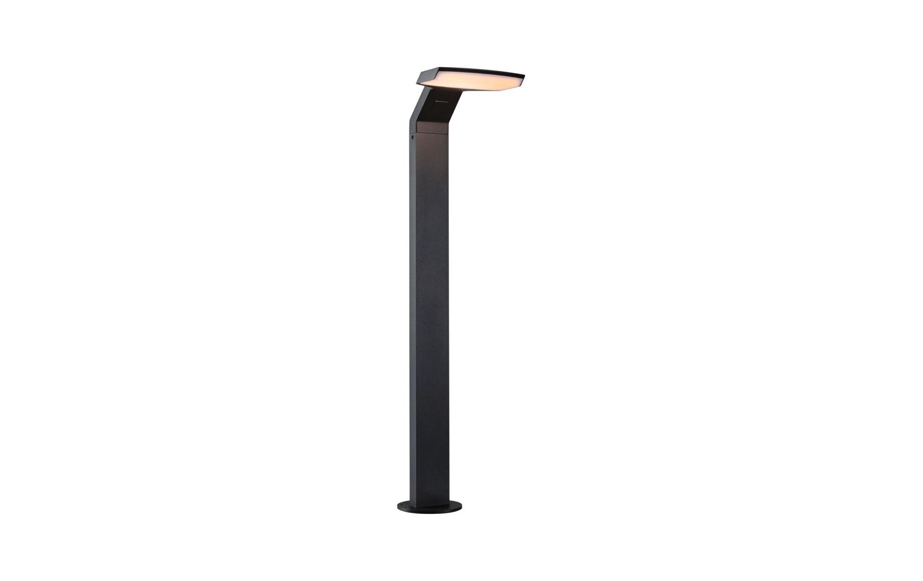 Sockelleuchte LED Zenera, 10W, 2200K, Anthrazit<br>LED Pollerleuchte