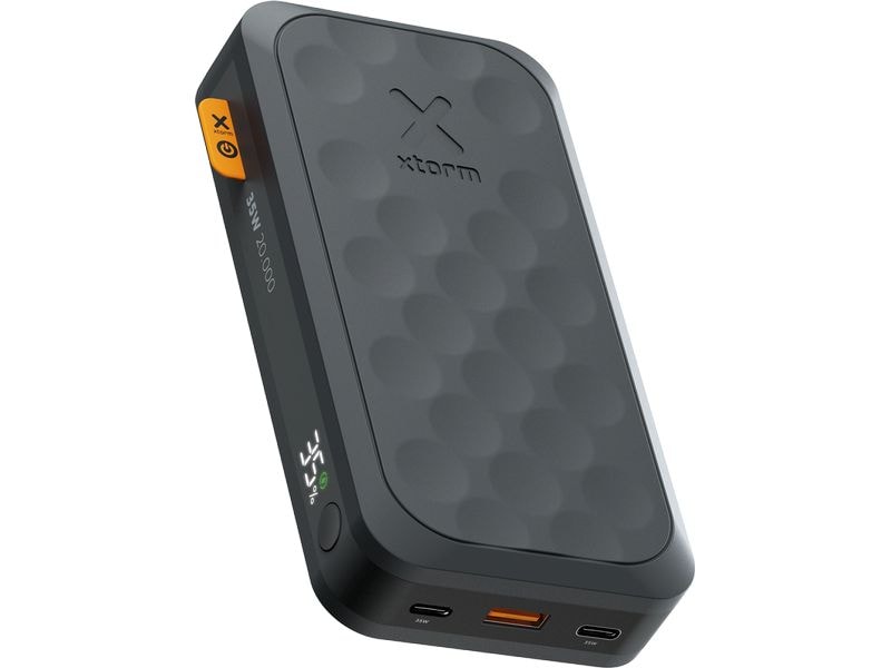 Xtorm Powerbank Fuel Series 5 FS5201 20000 mAh, Schwarz 2x USB-C, 1x USB-A Fuel Series Midnight Black