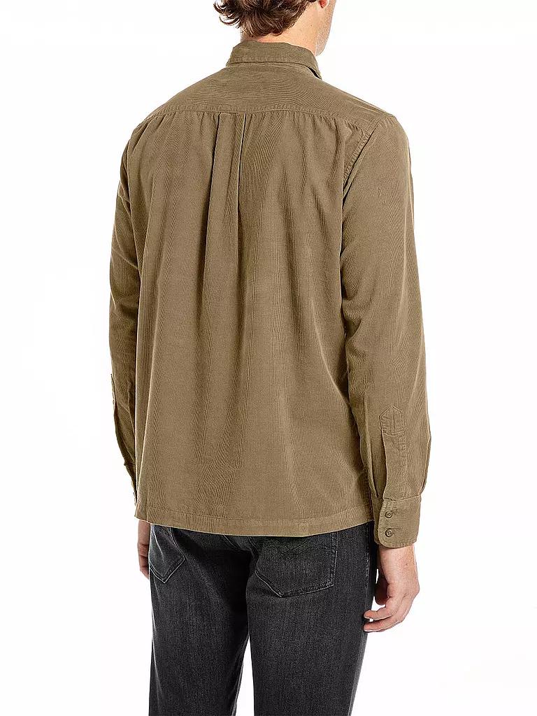 REPLAY Cordhemd  beige