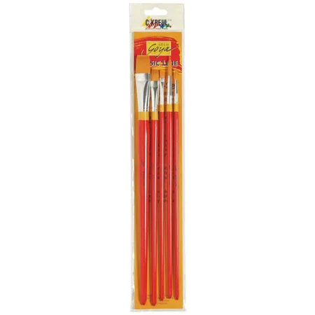 KREUL Pinsel-Set BASIC LINE, Synthetik gemischt