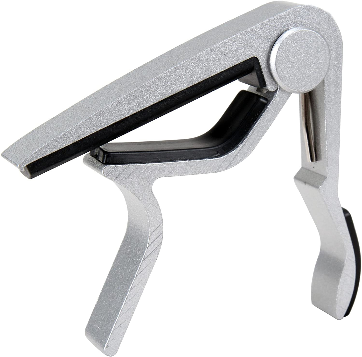 Gitarren Kapodaster Aluminium Kapo für Akustik Gitarren - Silber