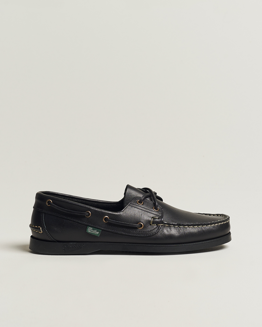 Paraboot Barth Boat Shoe Black
