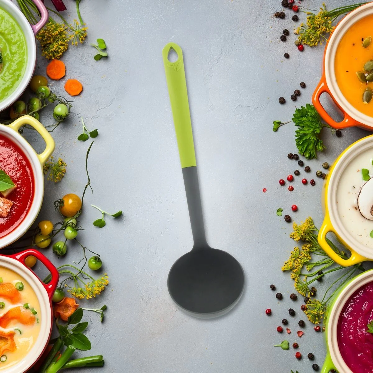Louche de cuisine en bioplastique 32,5 cm Gamme Zéro Fackelmann