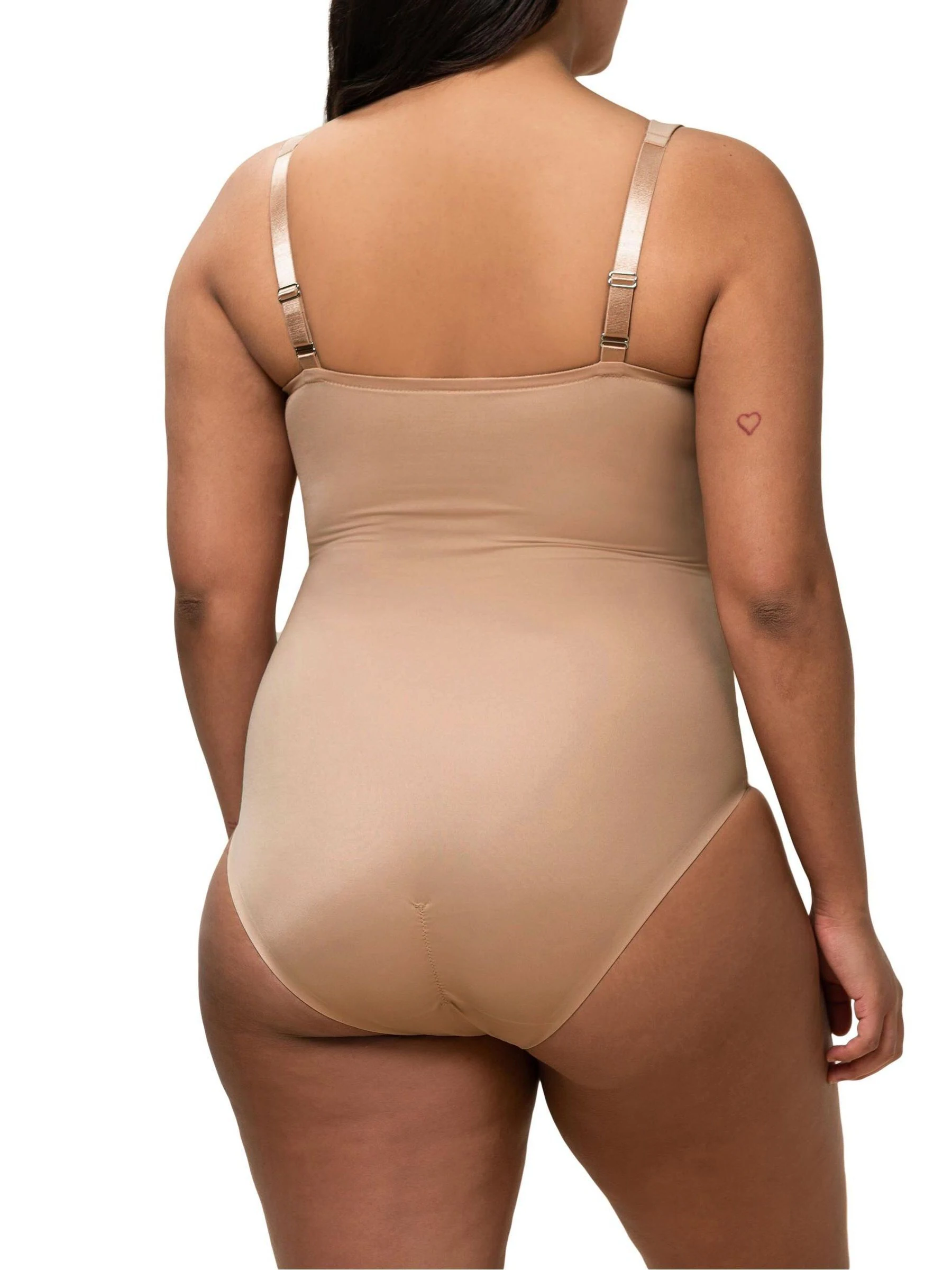 Licht beige - Triumph - True Shape Sensation - Vormgevende body met beugel