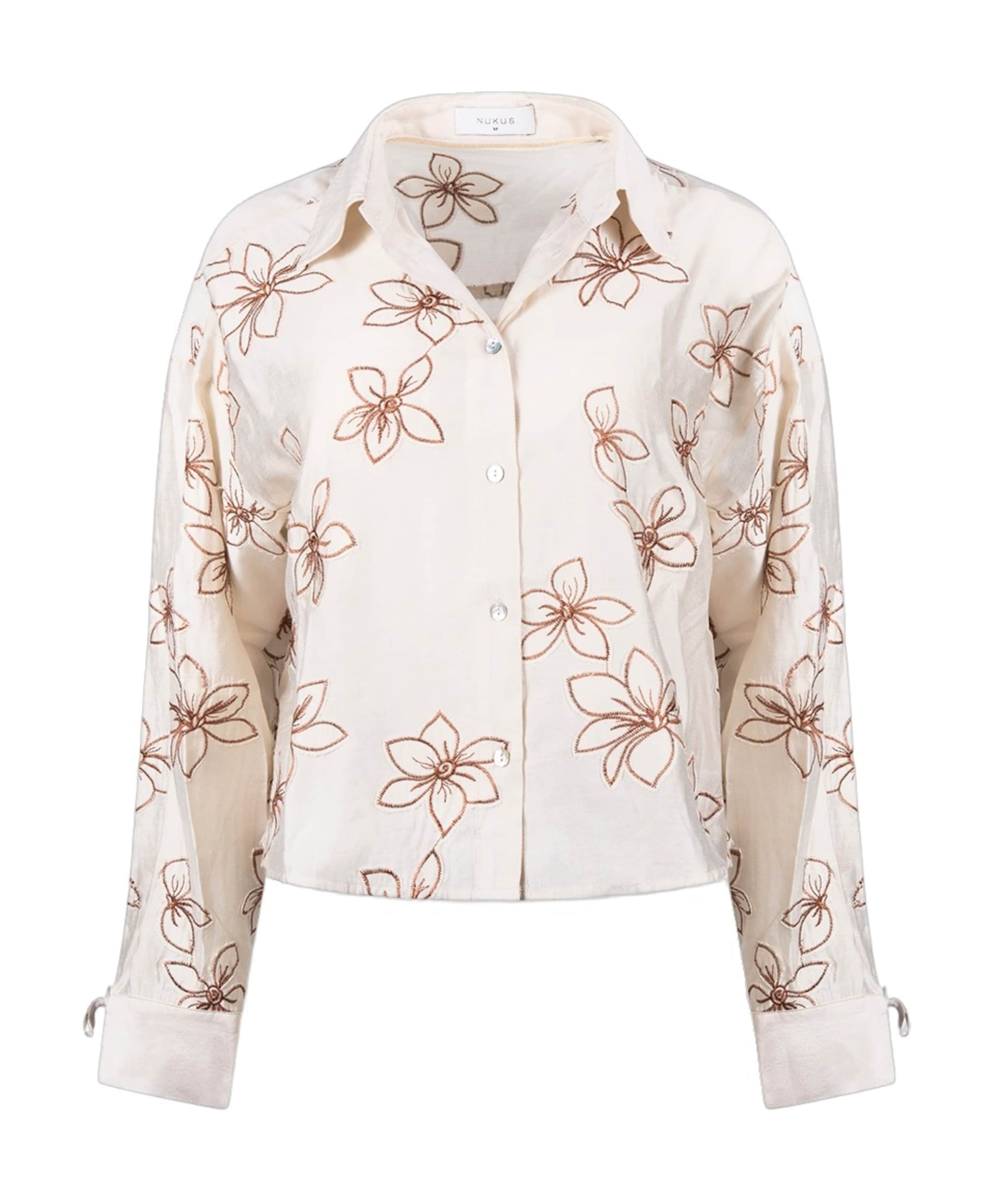 Nukus Dames blouse beige