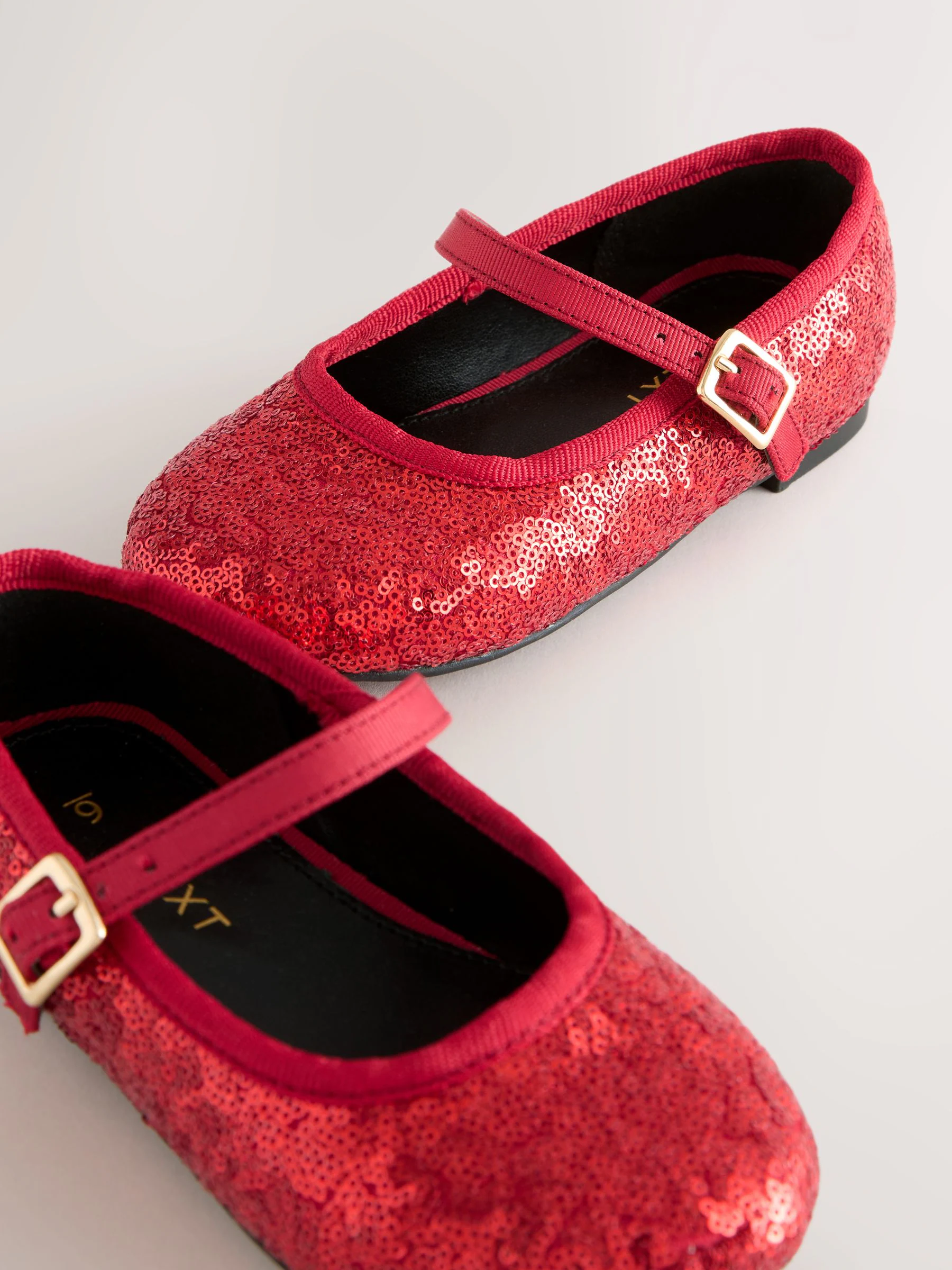 Rood - Sequin Mary Jane Shoes