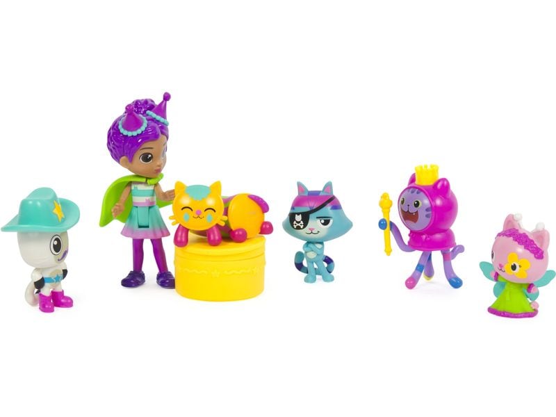 Spinmaster Gabby's Dollhouse Deluxe Figuren Set Celebration Umfangreiches Figuren-Set für Kinder