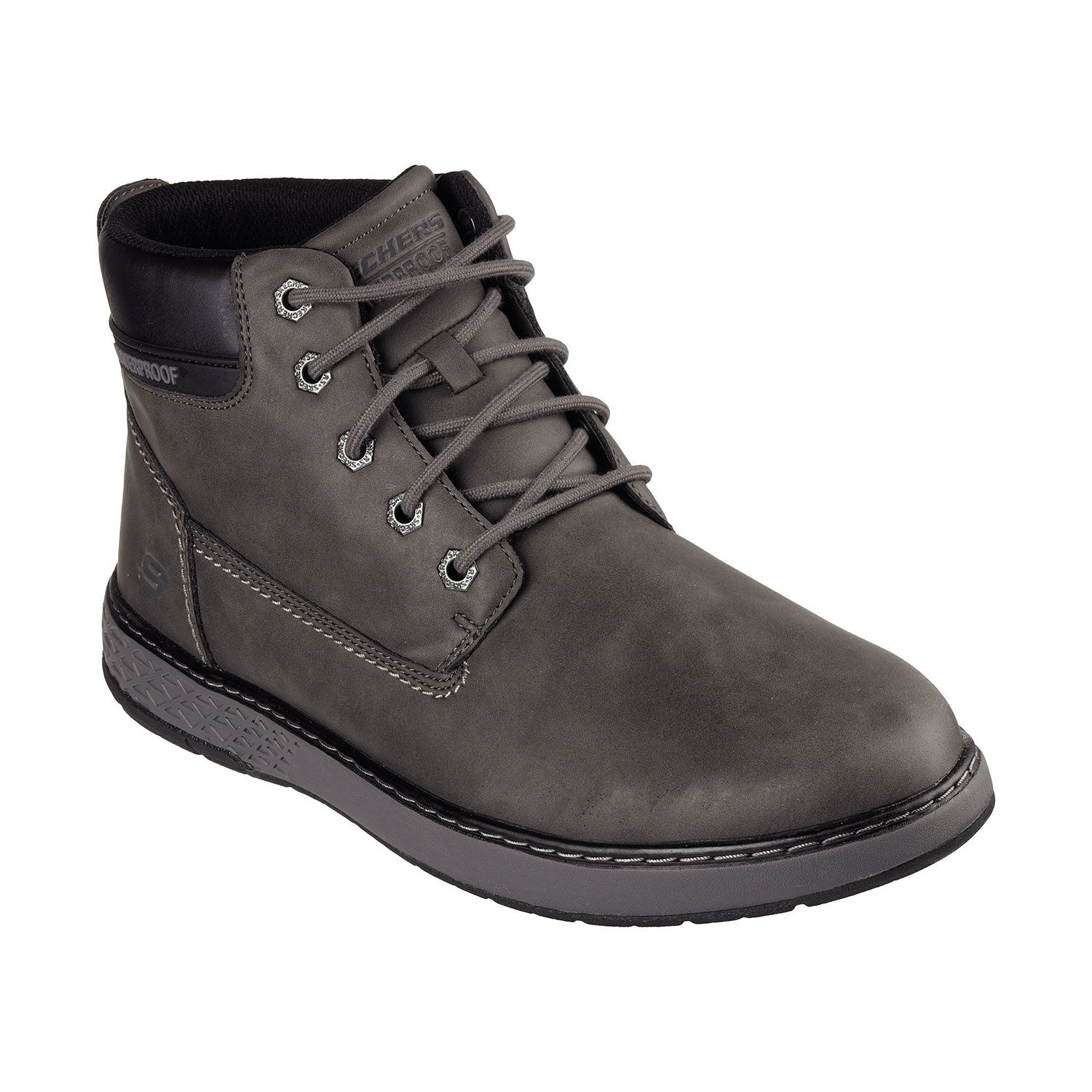 SKECHERS Schnürbootie für Herren aus Nubuksoftmaterial