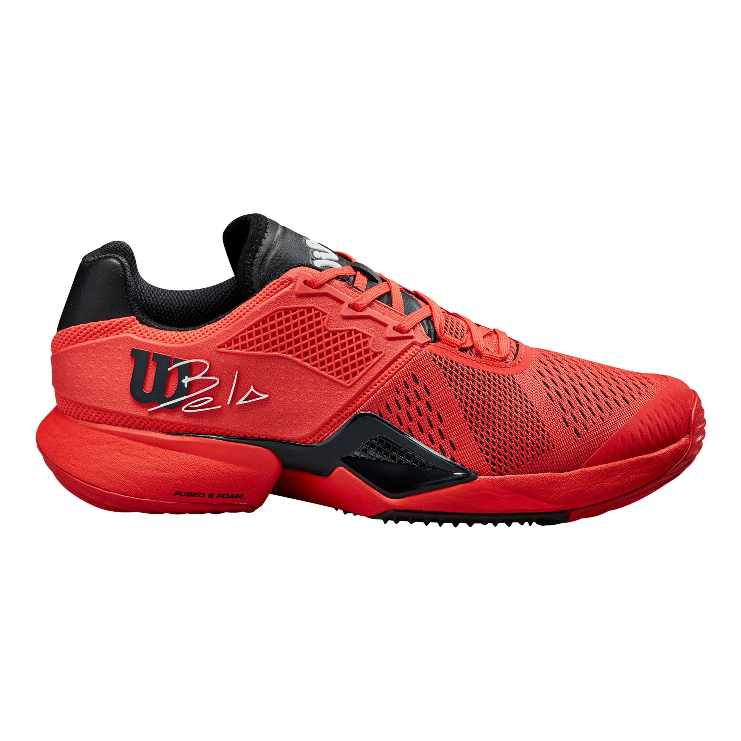 Wilson Bela Tour Chaussures Padel Hommes - Rouge , Noir