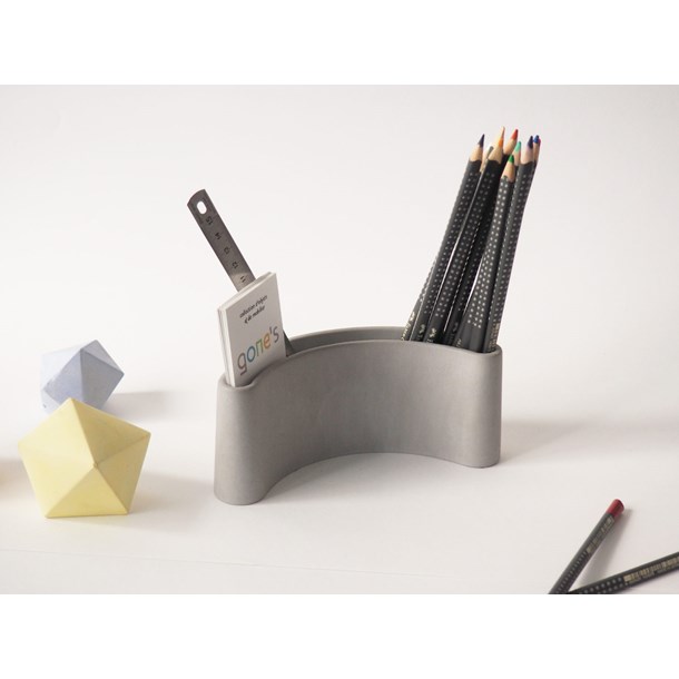 Parenthèse - pot à crayons béton
