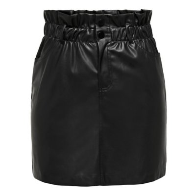Jupe femme Onlmaiya-Miri Faux Leather Skrt Pnt Noos ONLY