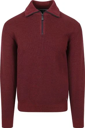 Casa Moda Halfzip Trui Bordeaux 413705900-416 kopen