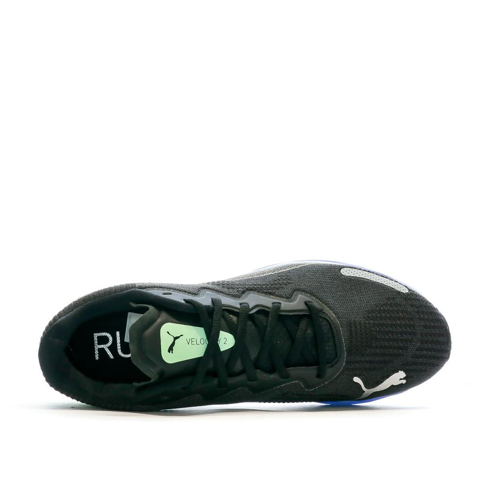 Puma Chaussures de Running Noire/Verte Homme Puma Velocity Nitro