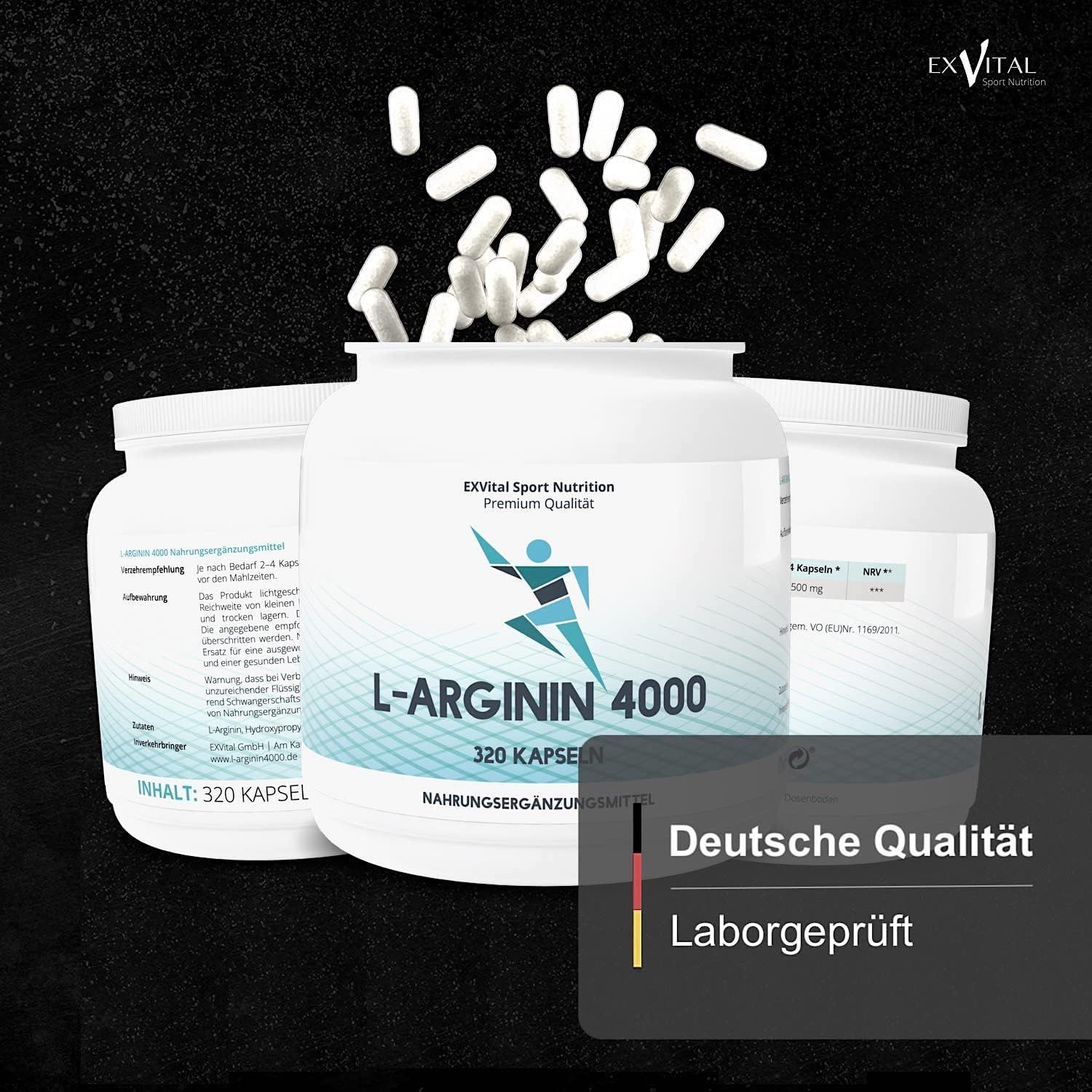 EXVital® L-Arginin Base 4000 hochdosiert