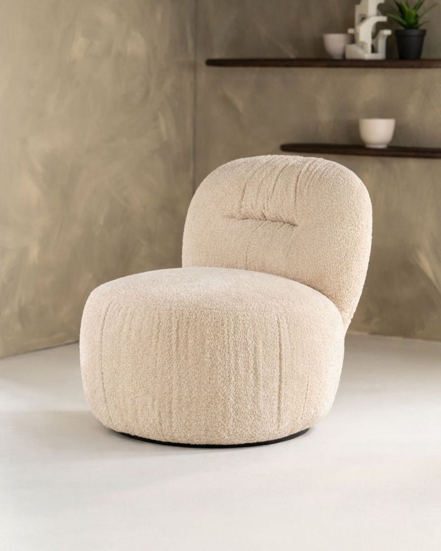 Fauteuil Roux Beige van By Boo