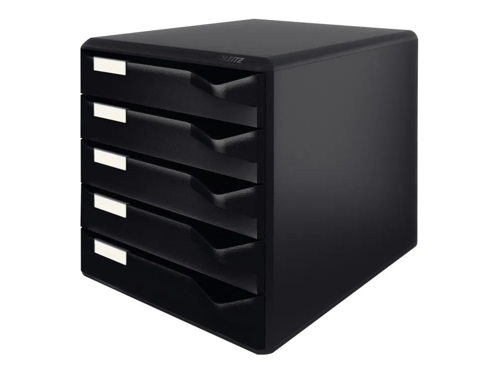 Leitz - Skuffekabinet - 5 skuffer - for A4 - sort