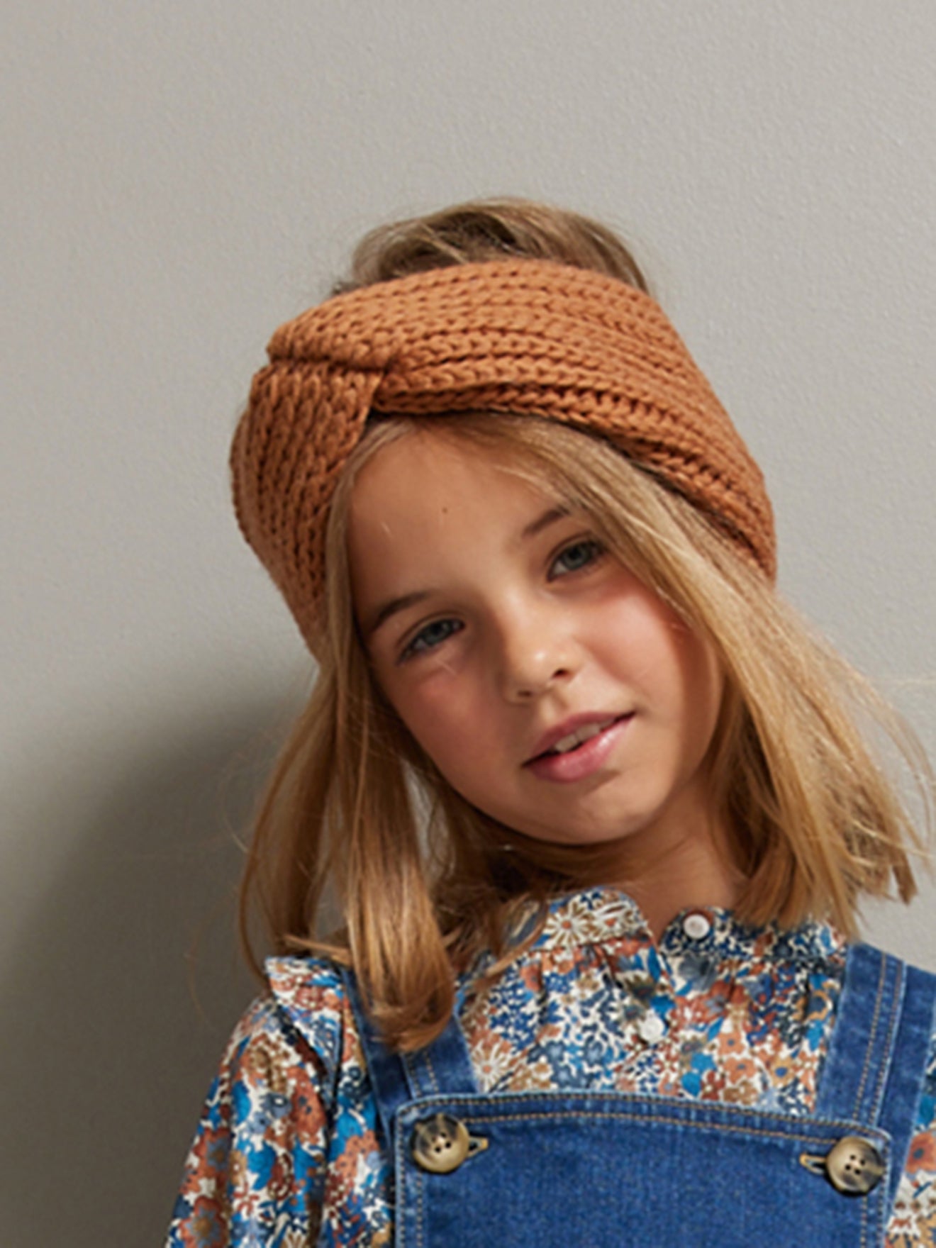 Bandeau à côtes Fille en laine