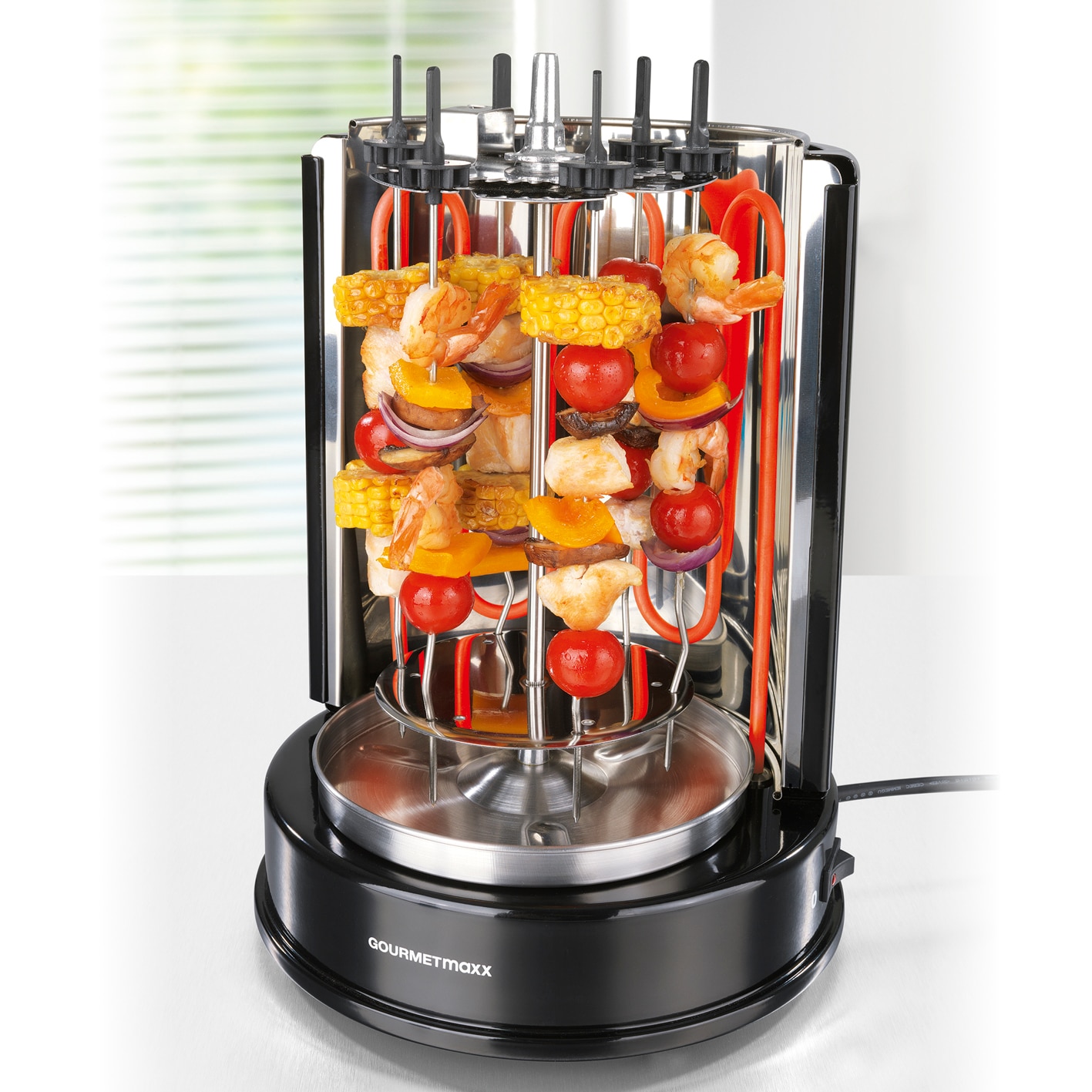 GOURMETmaxx Dönergrill 1400 W, schwarz