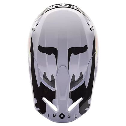Casque cross Fox V1 KOZMIK 2024 - Noir / Blanc