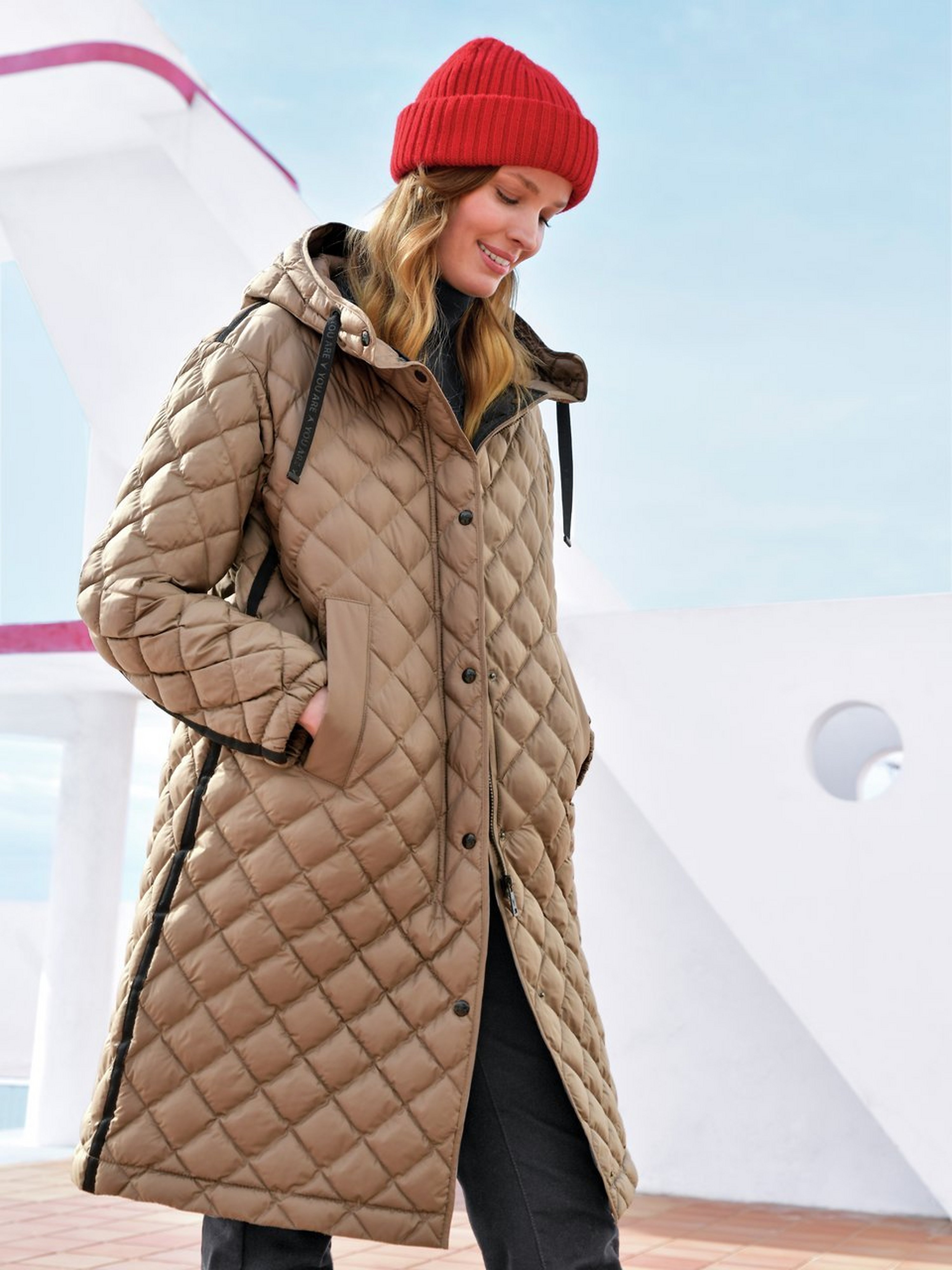 Long-Steppjacke