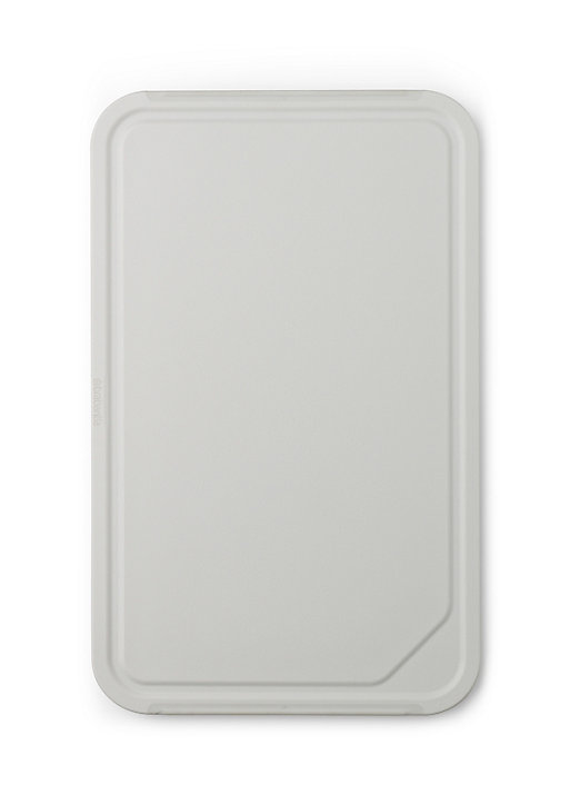 Planche à découper rectangulaire en plastique Brabantia Tasty+ gris clair