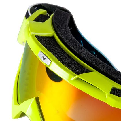 Masque cross Prov VISION BIKKI YELLOW FLUO IRIDIUM 2018 - Jaune