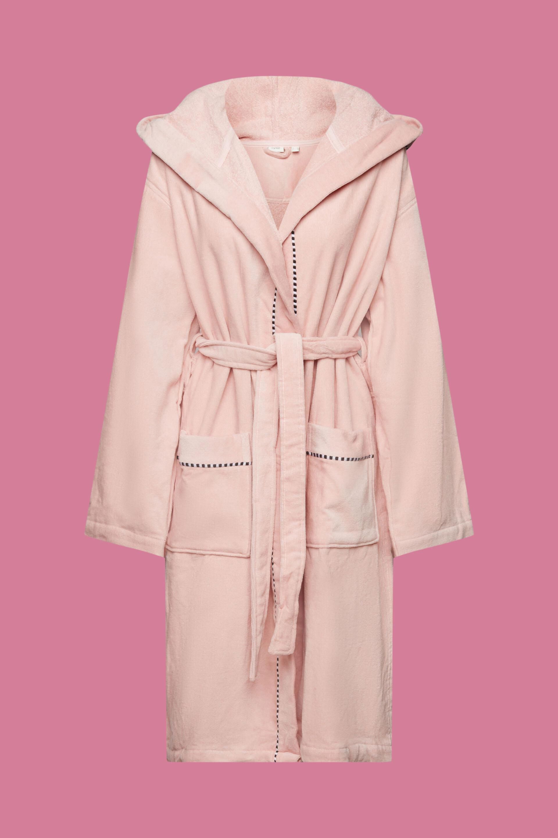 Peignoir en velours, 100% coton