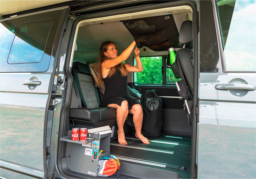 BusBoxx Stauraumnetz / Organizer roofNetBOXX für Schlafdach 108 cm