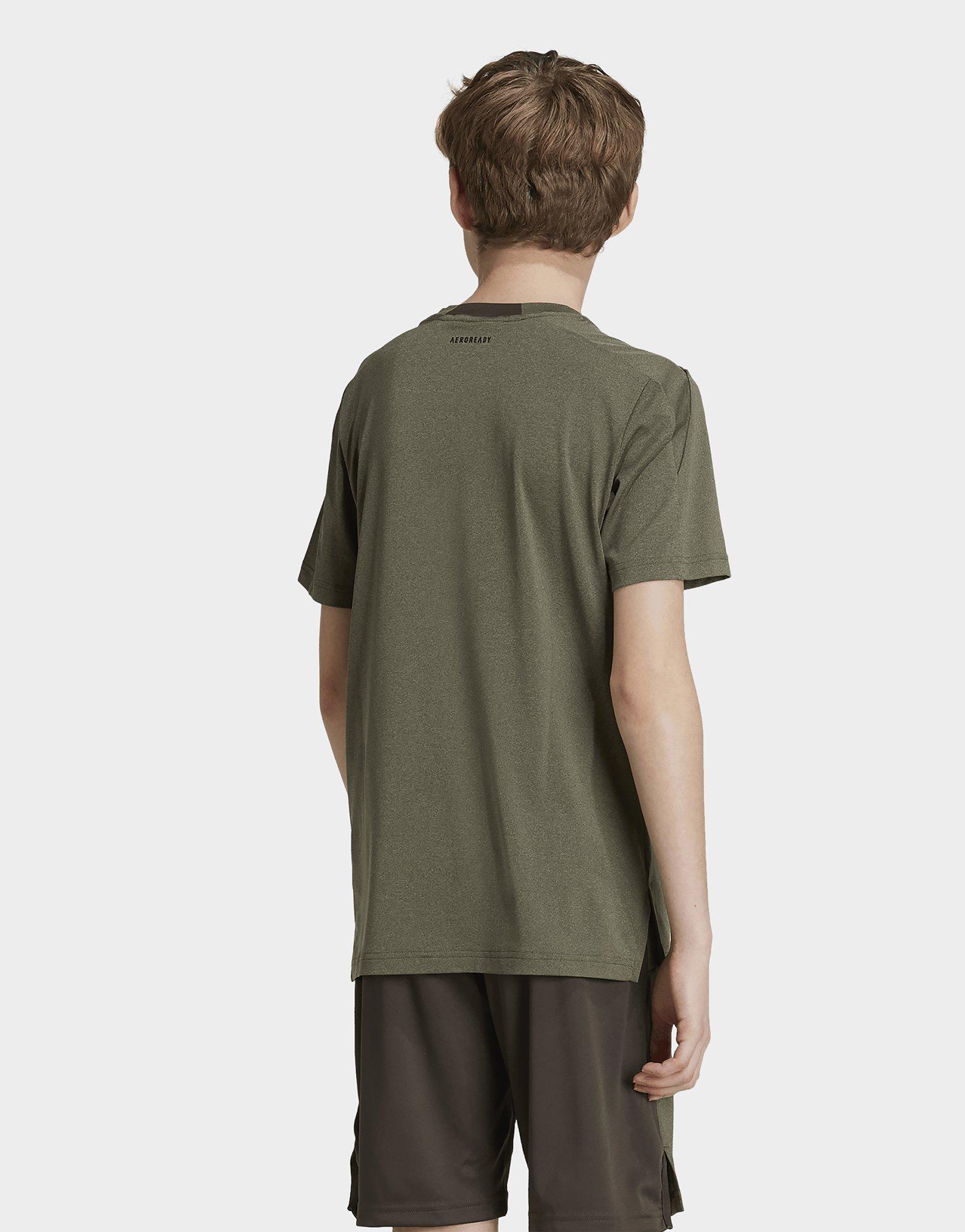 adidas T-shirt de training chiné AEROREADY Enfants