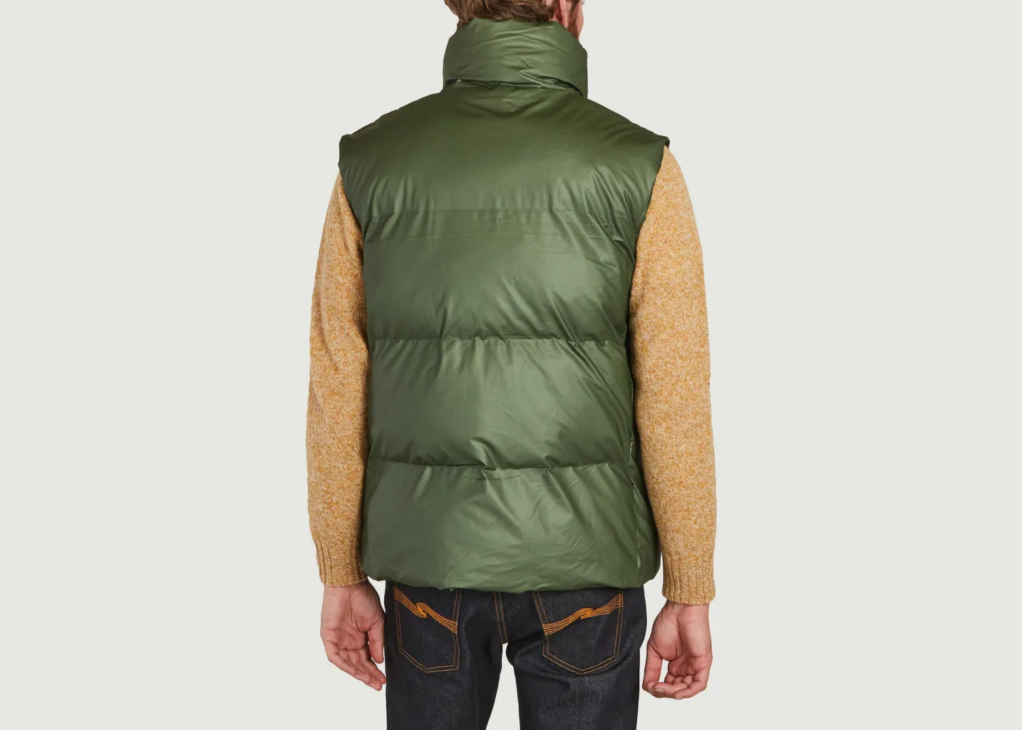 Doudoune courte sans manche coupe boxy Rains