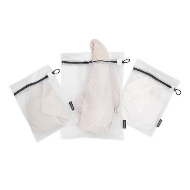 Brabantia Waszakjes in 2 maten, set van 3 - White / Grey