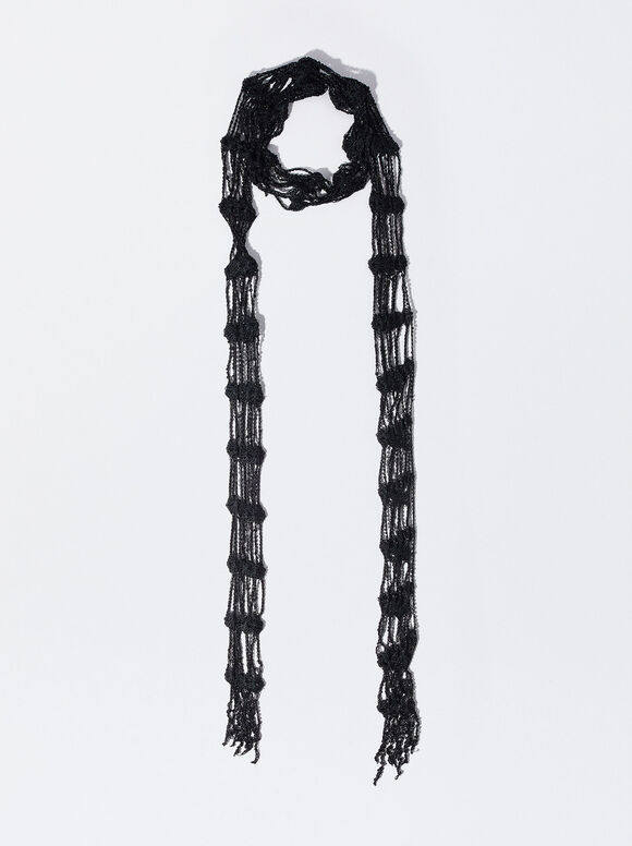 Pañuelo De Ceremonia Abalorios - Negro