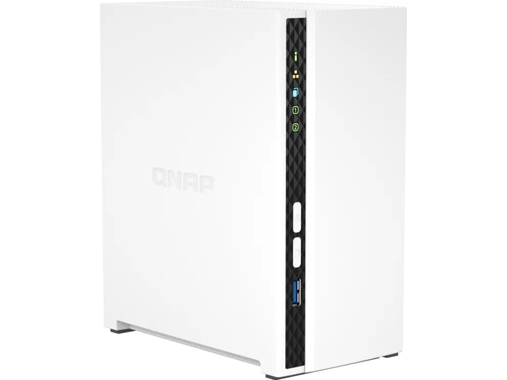 QNAP TS-233 - NAS-server - 2 bays - SATA 6Gb/s - RAID 0, 1, JBOD - RAM 2 GB - Gigabit Ethernet - iSCSI support