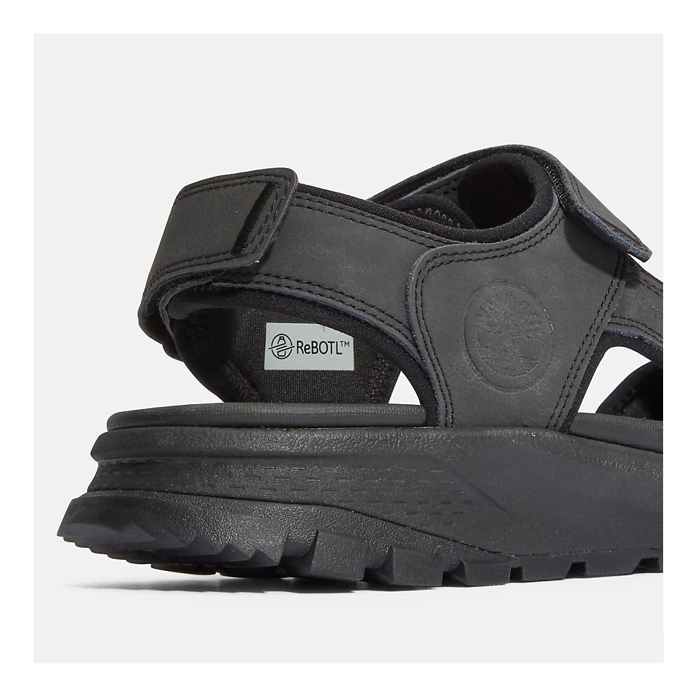 Timberland LINCOLN PEAK - Sandales Homme black leather