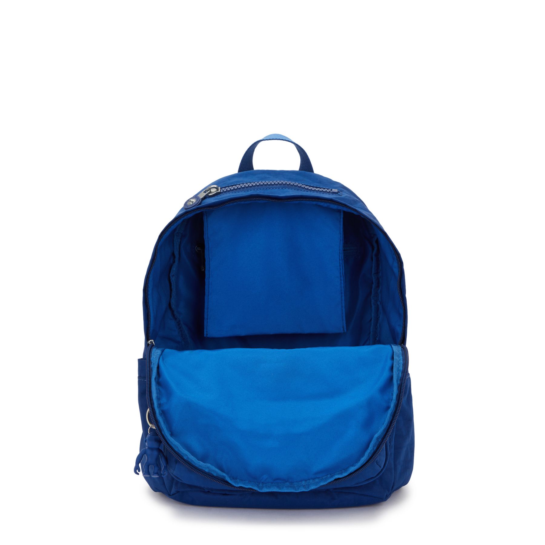 DELIA Sac à Dos Moyen avec Poche Frontale et Poignée Supérieure - Deep Sky Blue