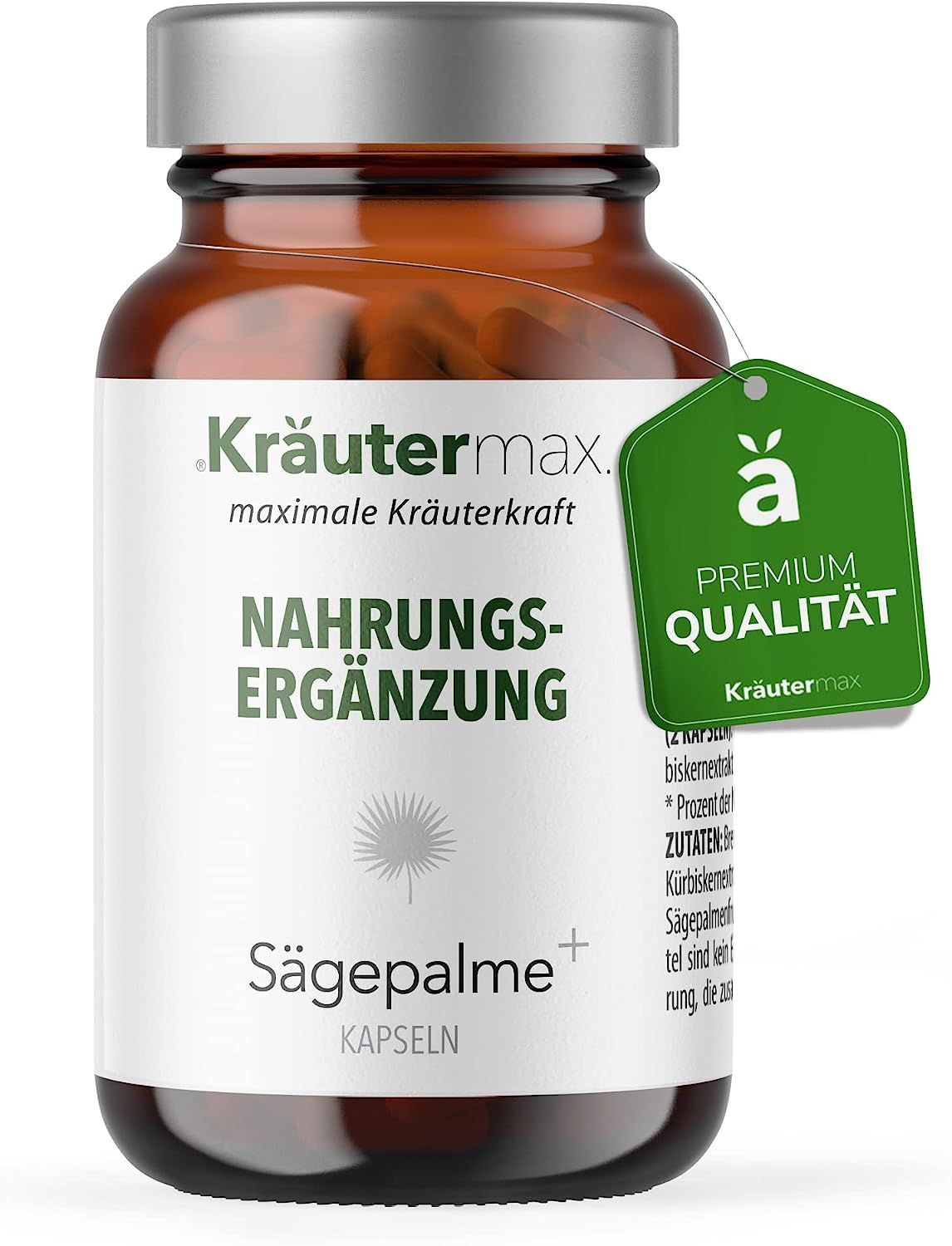 Kräutermax Sägepalme plus Brennnessel und Kürbiskern Kapseln