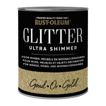 Rust-Oleum glitterverf ultra shimmer gold 750 ml