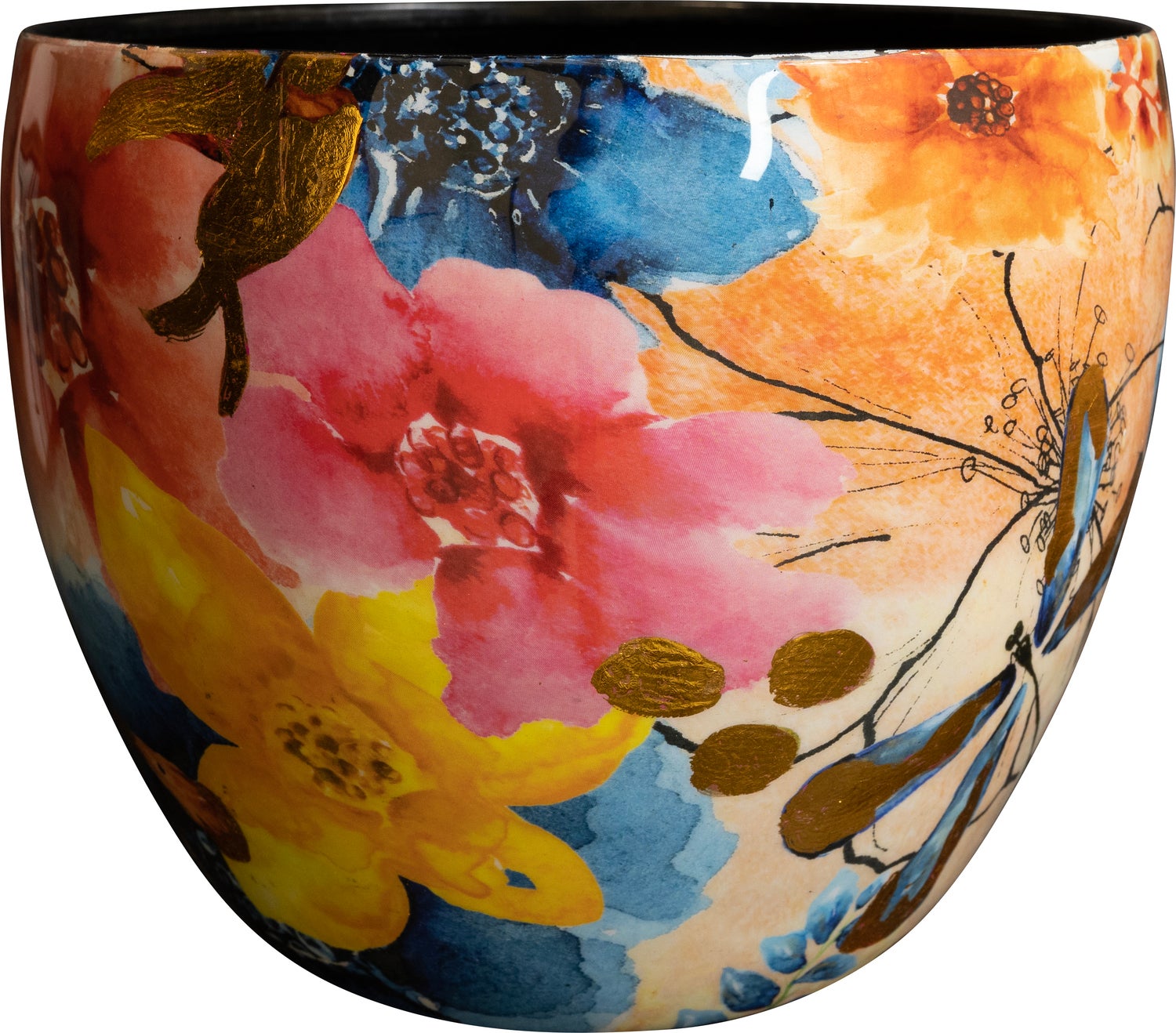 TS bloempot Sparkle Spring multi D 21 H 16 cm