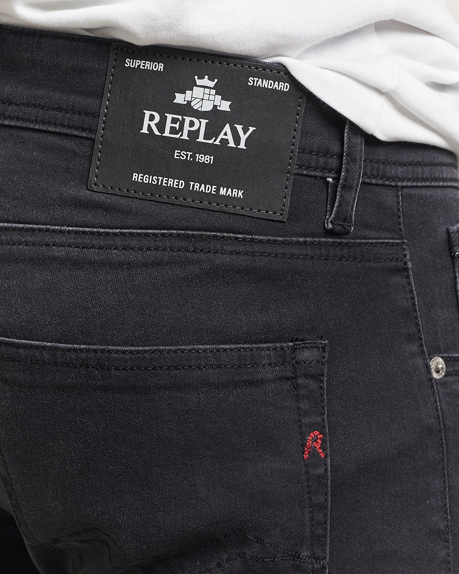 Replay Grover Powerstretch Jeans Washed Black
