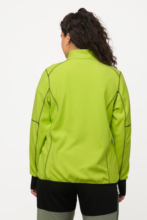 HYPRAR Fleece-Sweatshirt, Stehkragen, Langarm