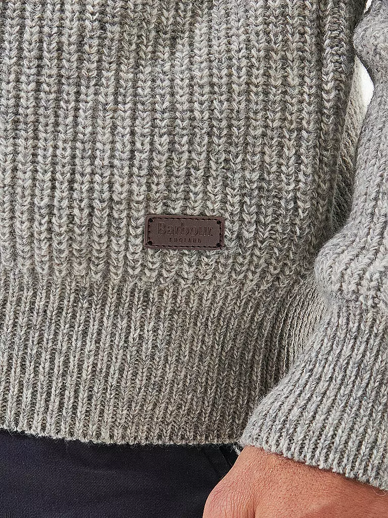 BARBOUR Pullover HORSEFORD hellgrau