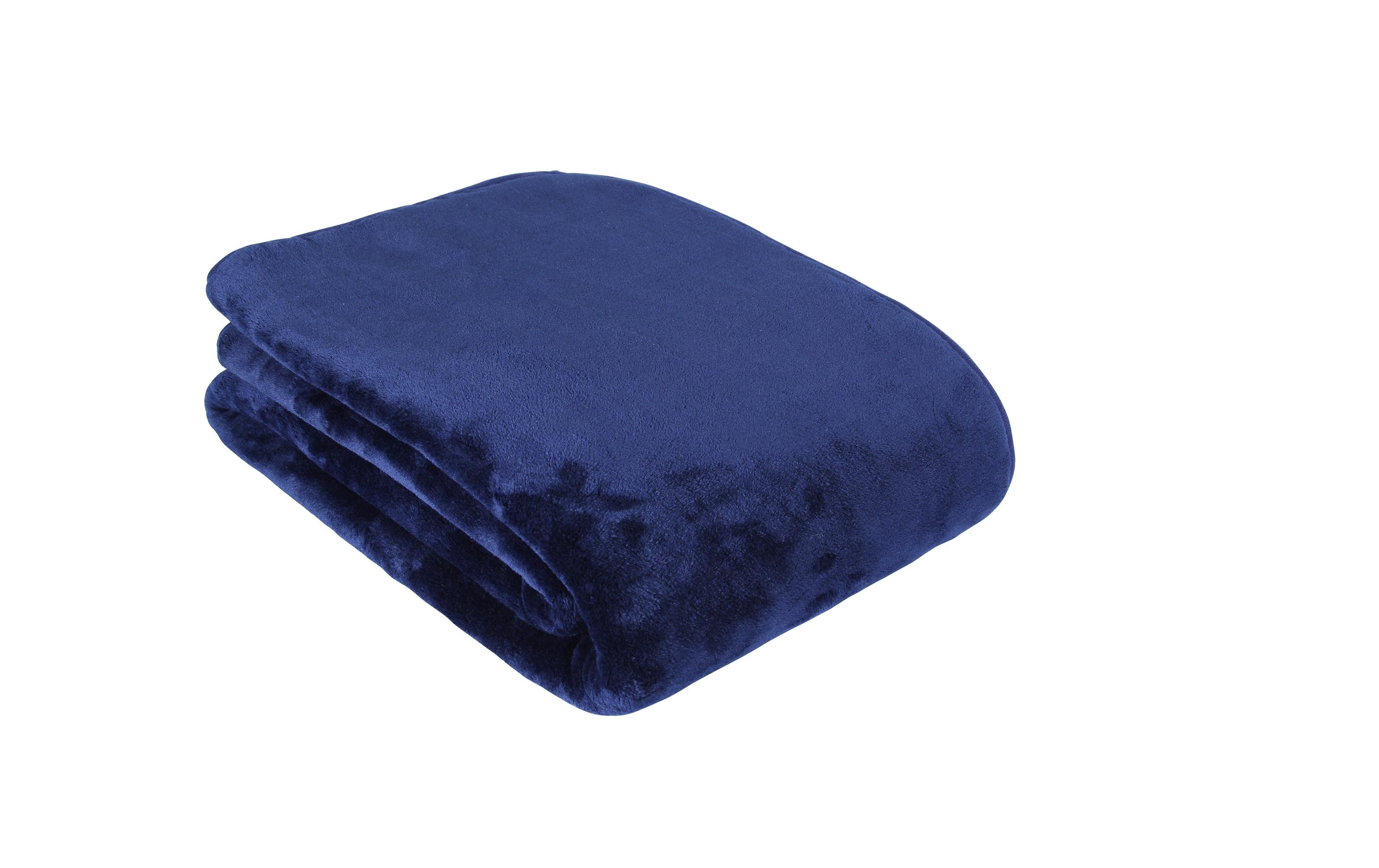 Decke Cashmina Blau, 150 x 200 cmKuscheldecke supersoft