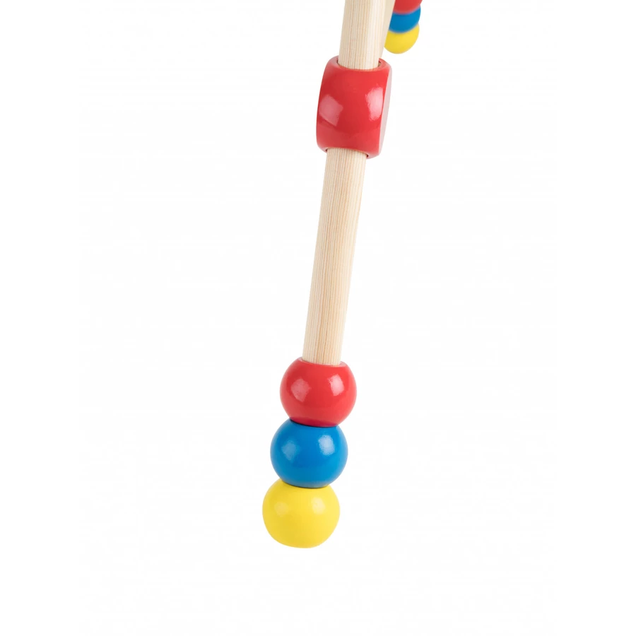 bieco Baby Holz-Gym mit Spielbogen, höhenverstellbar