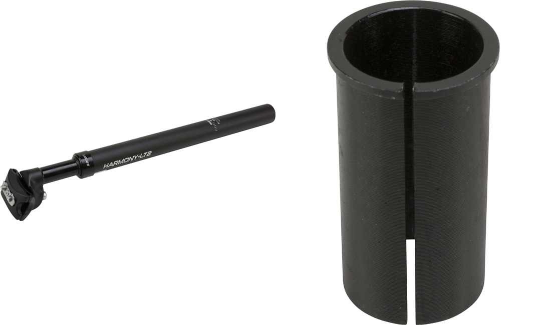 Sadelpind med affjedring 30,4X350mm sort