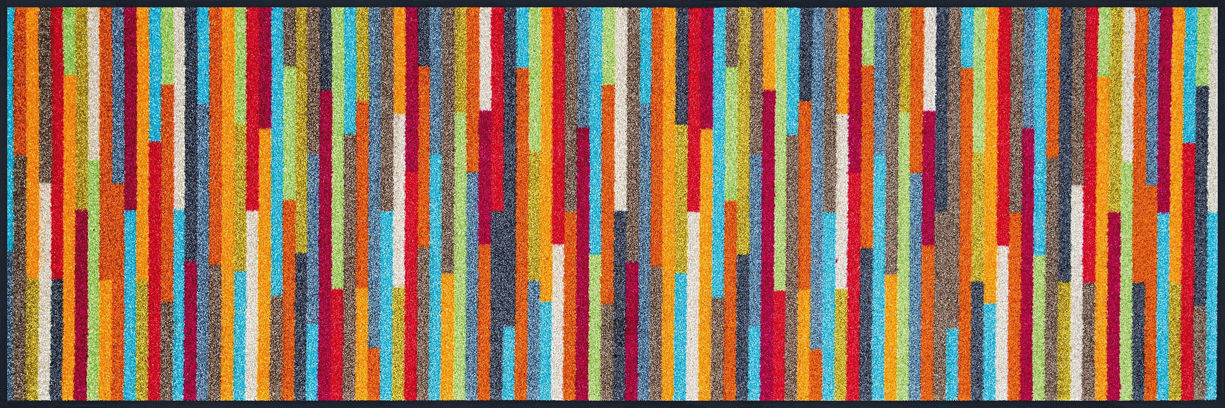 wash+dry by Kleen-Tex Läufer »Mikado Stripes« rechteckig 7 mm Höhe Schmutzfangläufer, modernes Streifen Design, rutschhemmend, waschbar