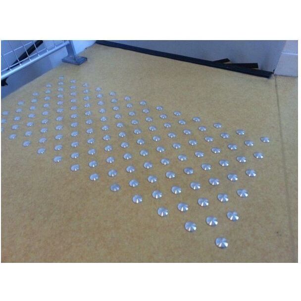 Plot Podotactile adhésif -Alu Brut