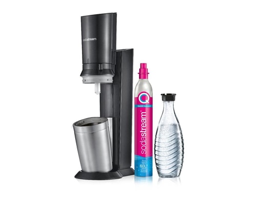 SODASTREAM - Soda maker crystal 3 0 qc black schwarz incl 1 glasbottle (...